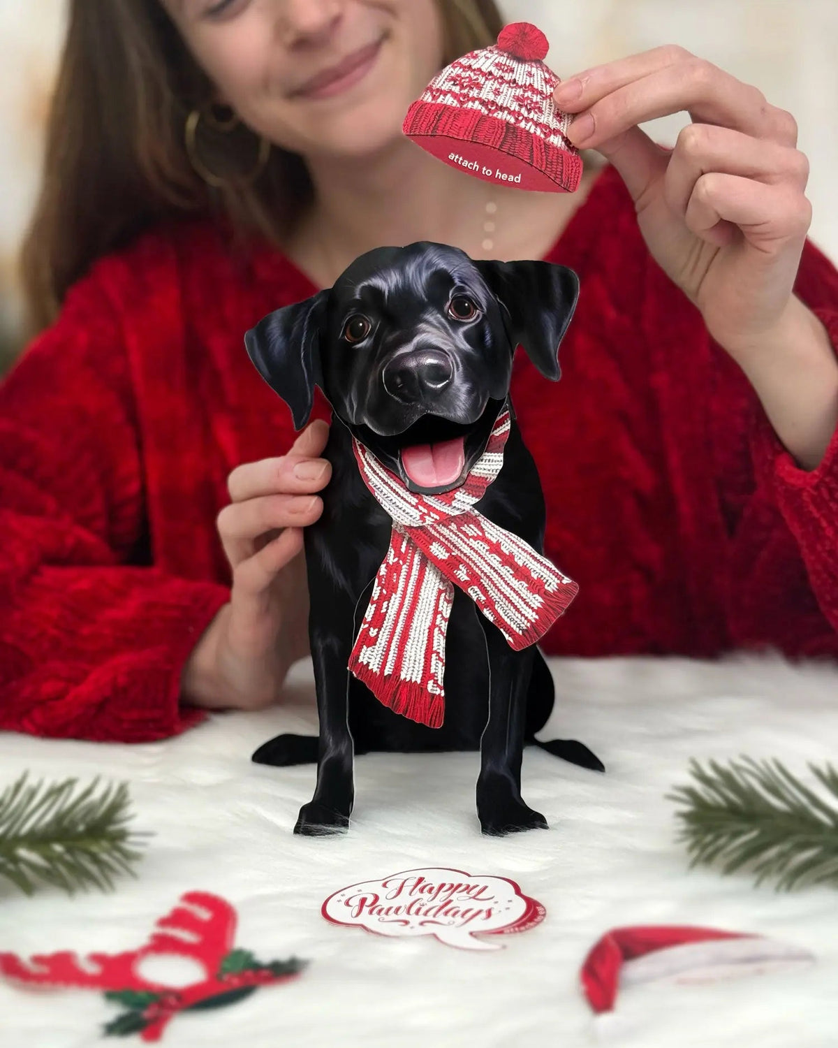 Holiday Black Lab