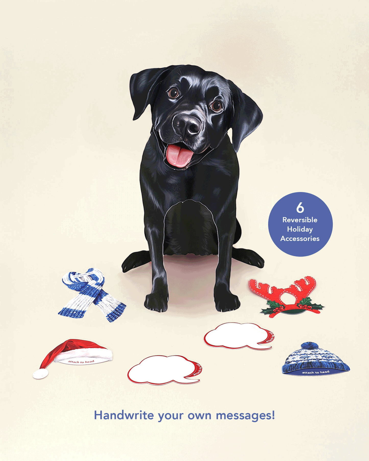Holiday Black Lab
