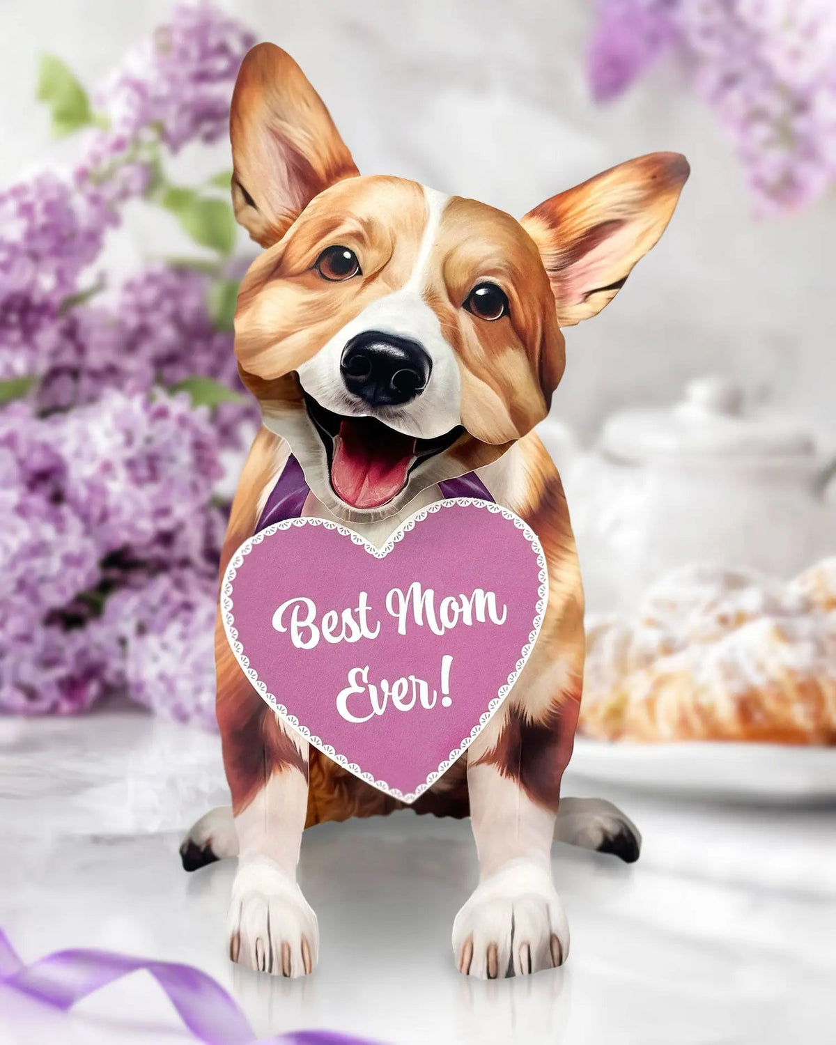 Mother's Day Corgi Pop-Up Card