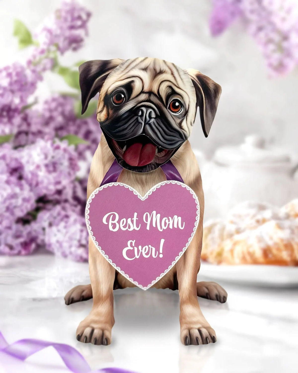 Mother's Day Pug Pop-Up Card
