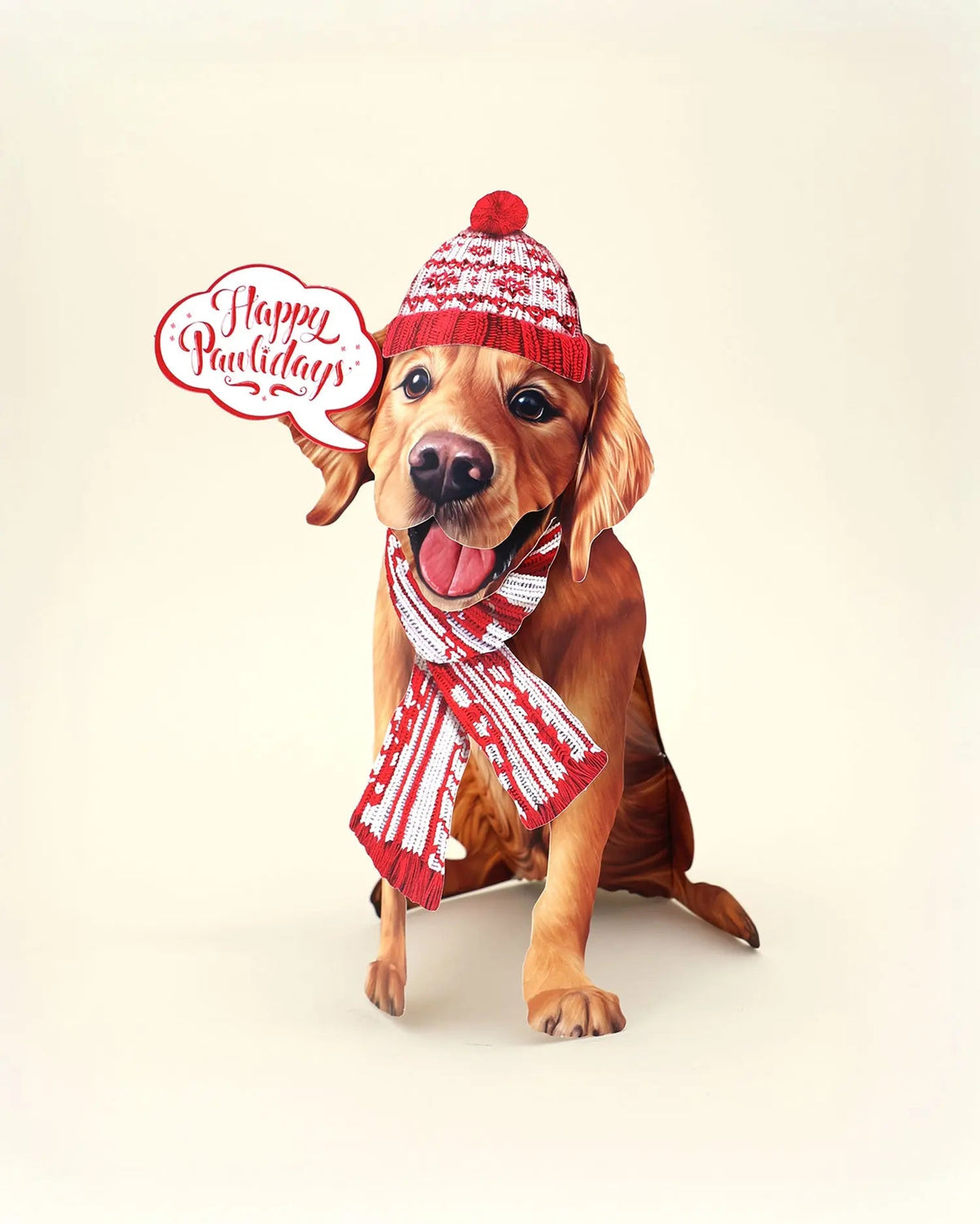 Holiday Golden Retriever