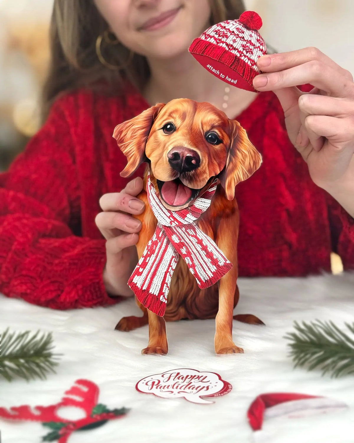 Holiday Golden Retriever