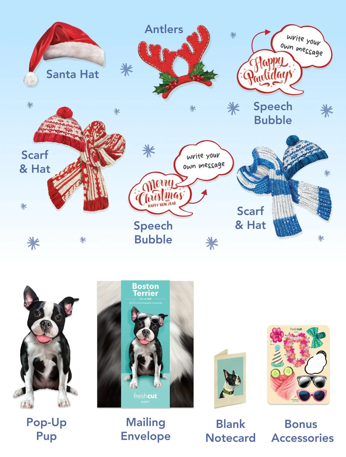 Holiday Boston Terrier