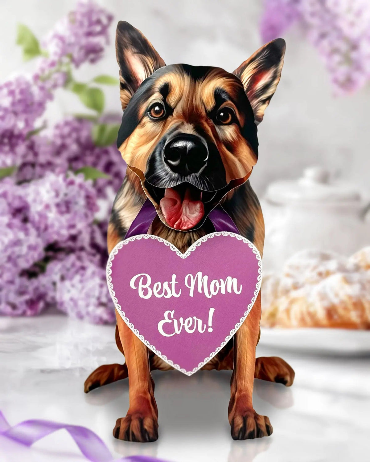 Mother's Day German Shepherd Pop-Up Card