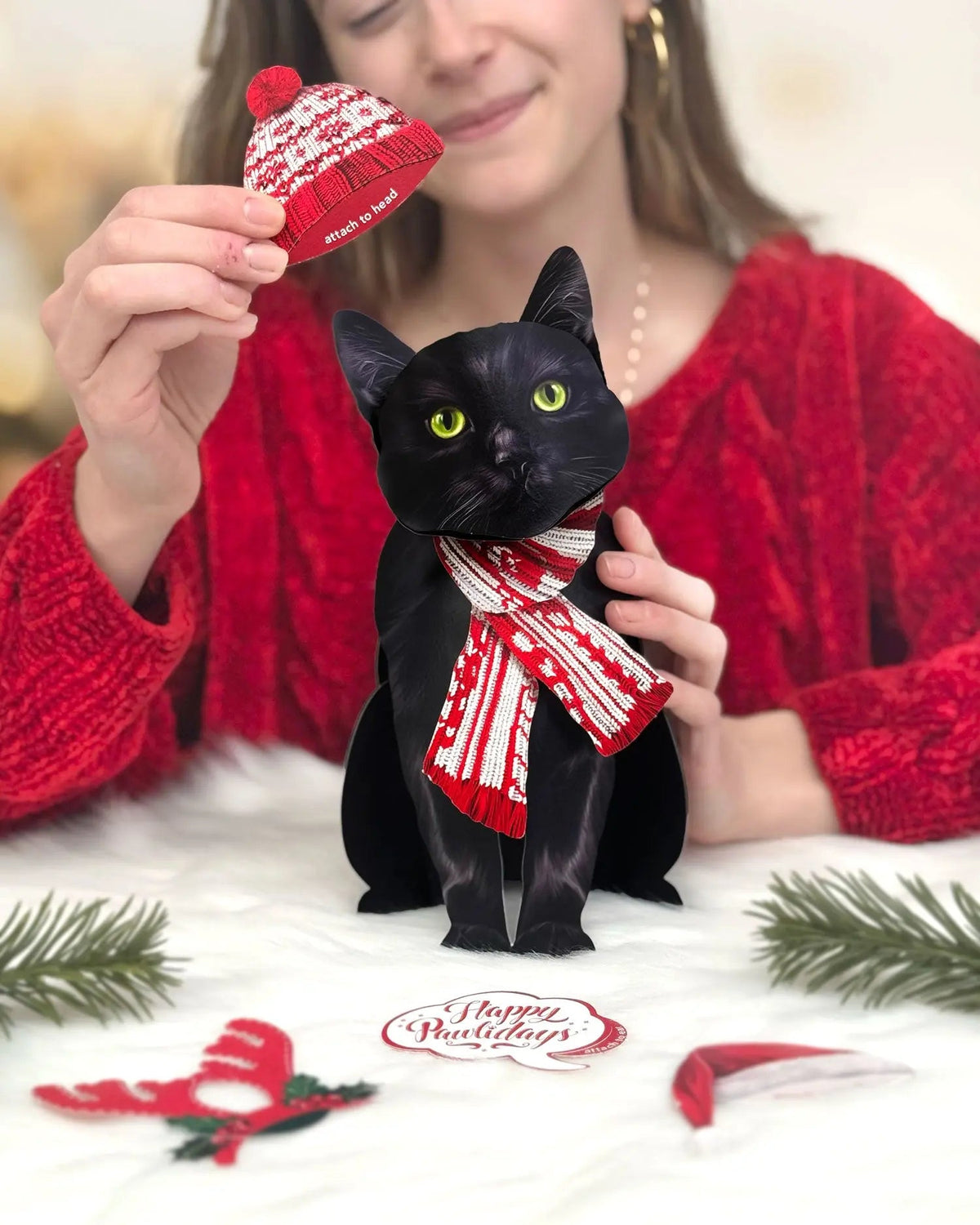Holiday Black Cat