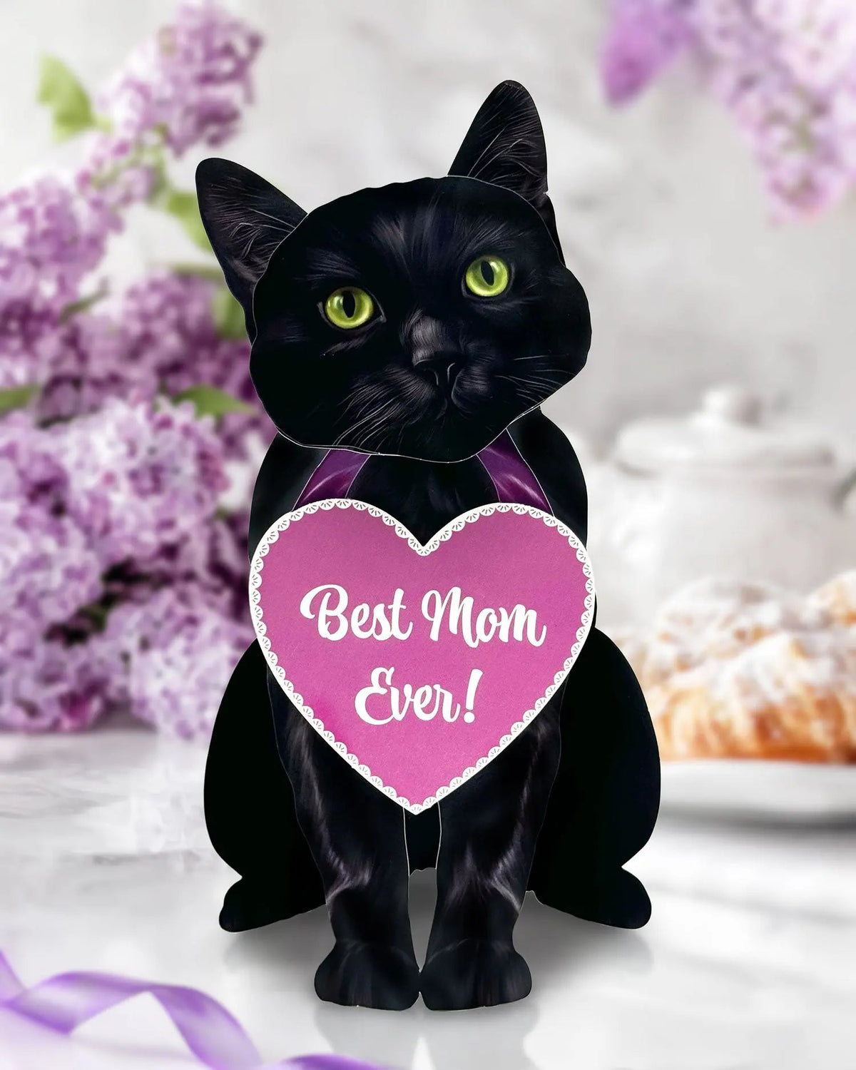 Mother's Day Black Cat Pop-Up Card