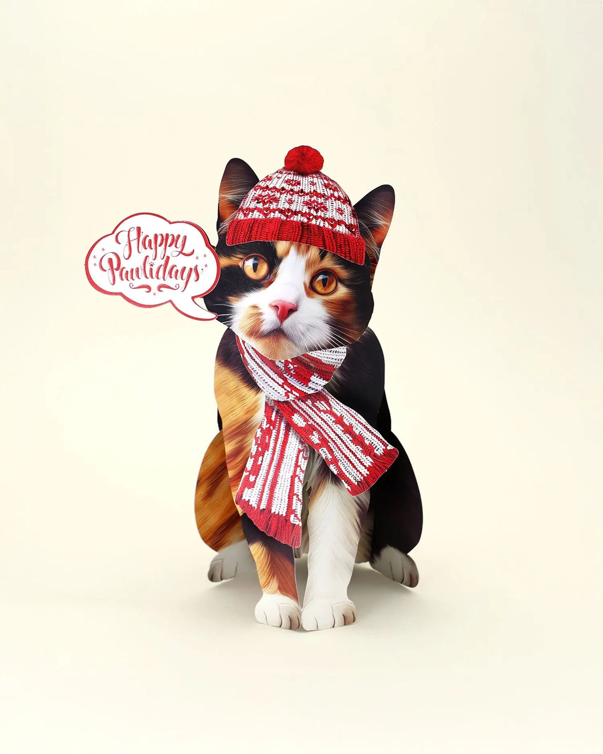 Holiday Calico Cat