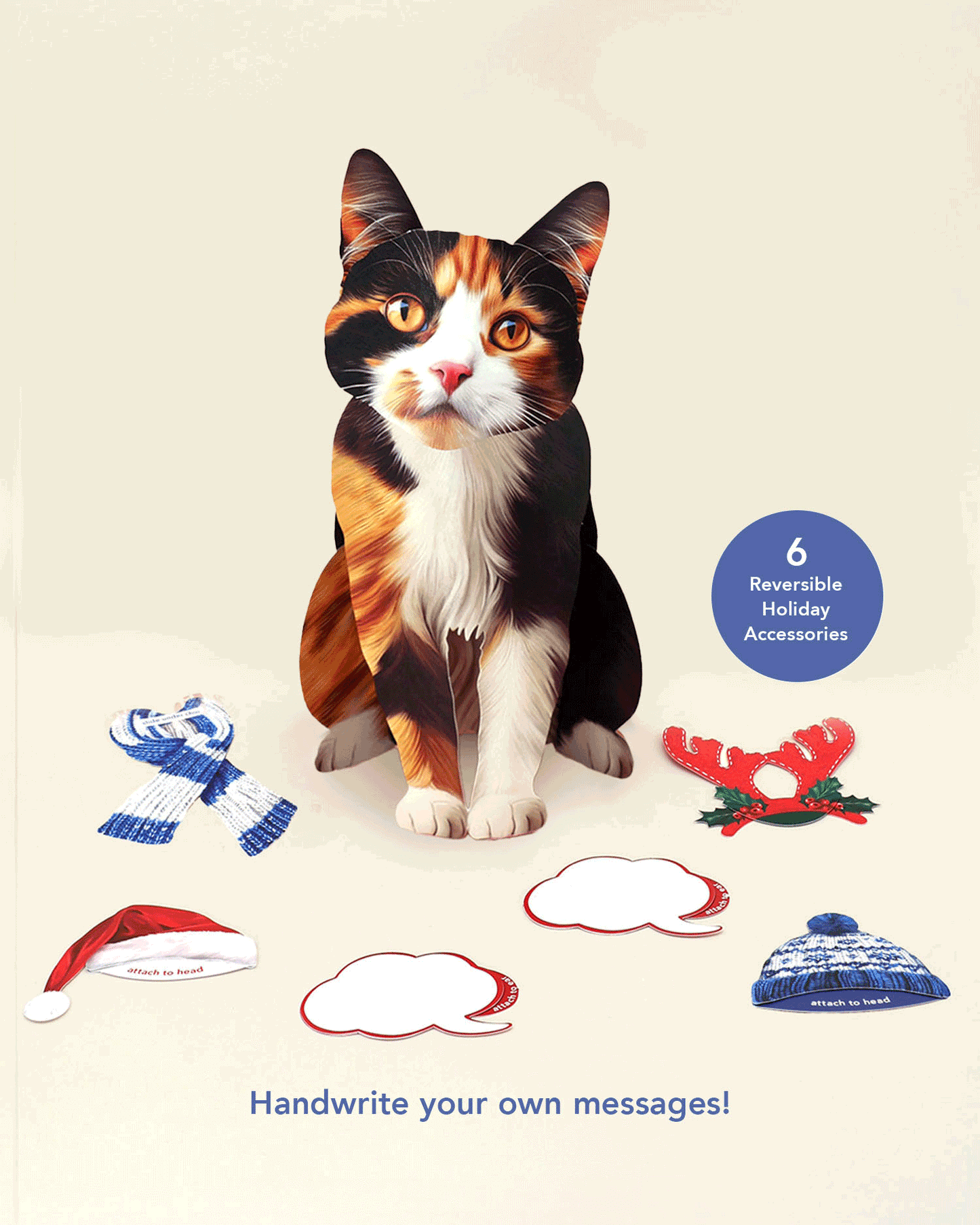 Holiday Calico Cat