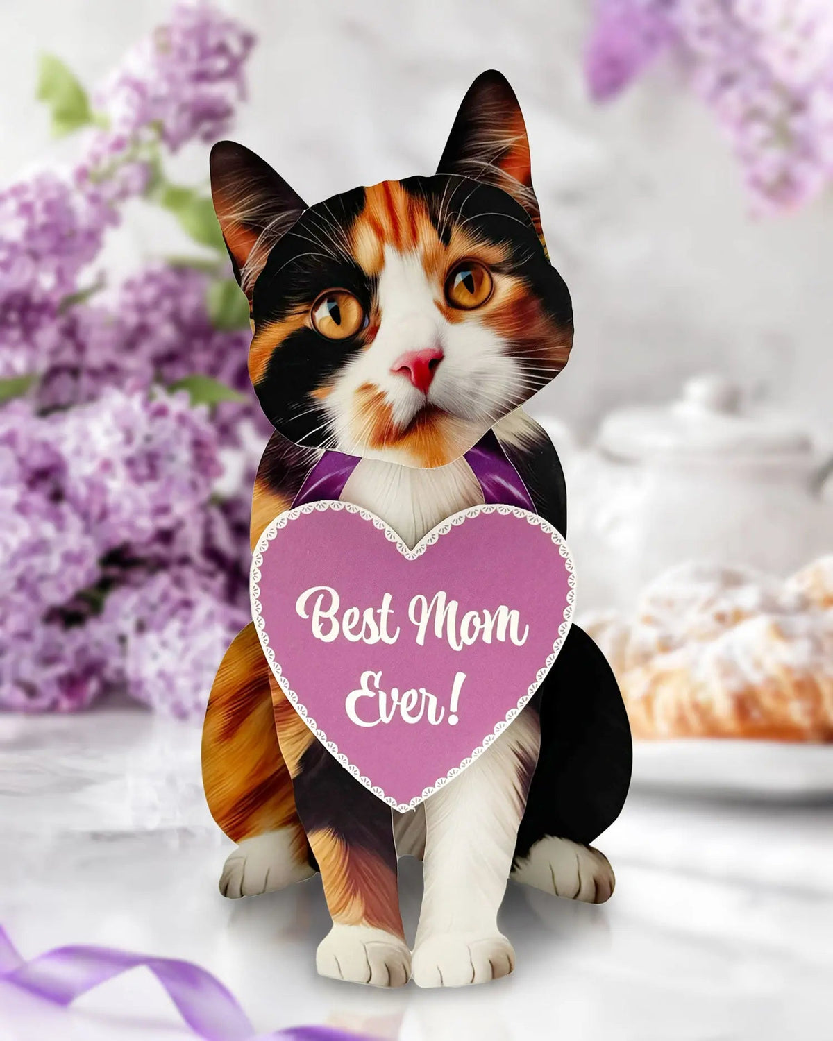 Mother’s Day Calico Cat Pop-Up Card