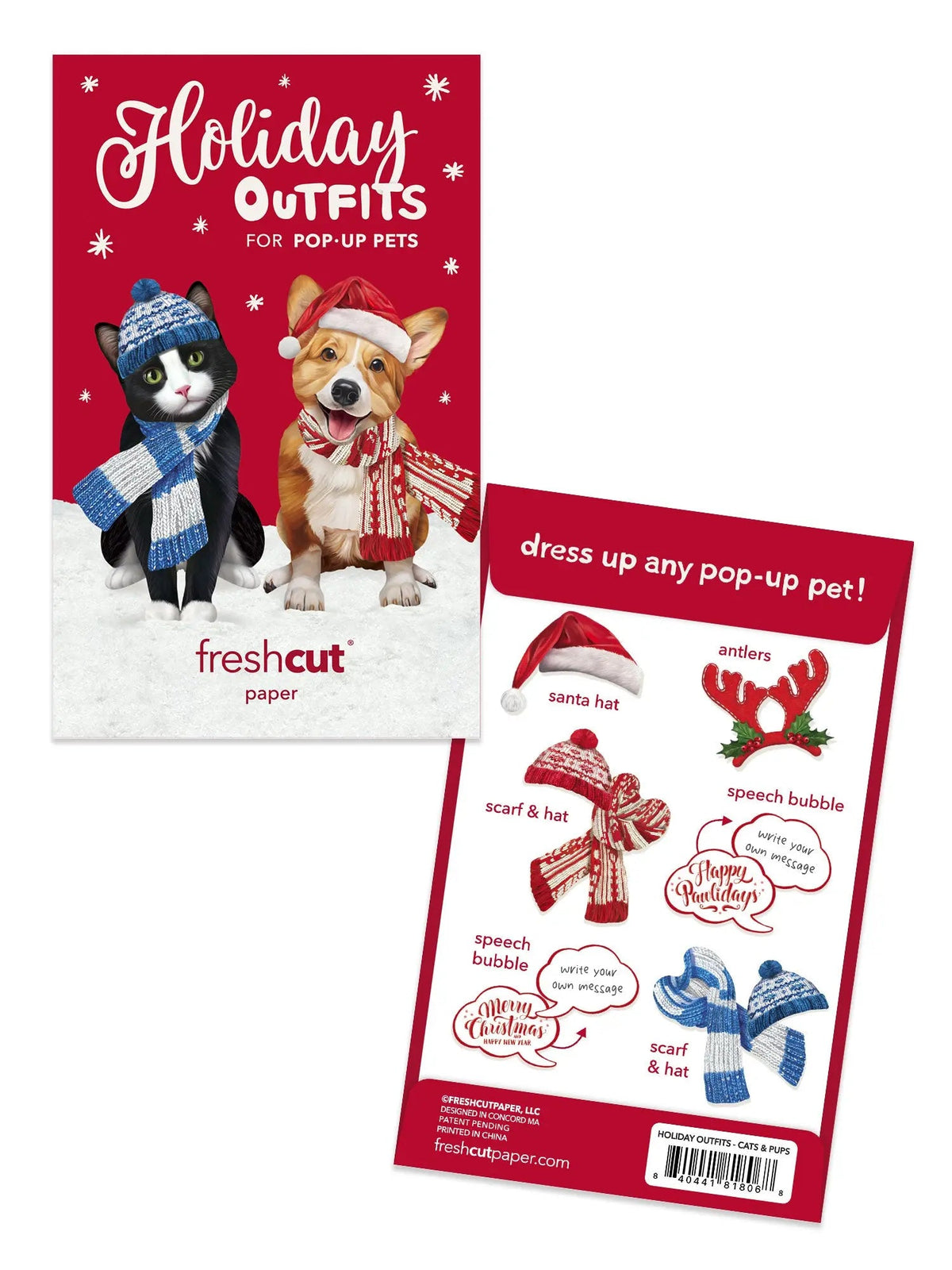 Holiday Pop-Up Pet Accessories