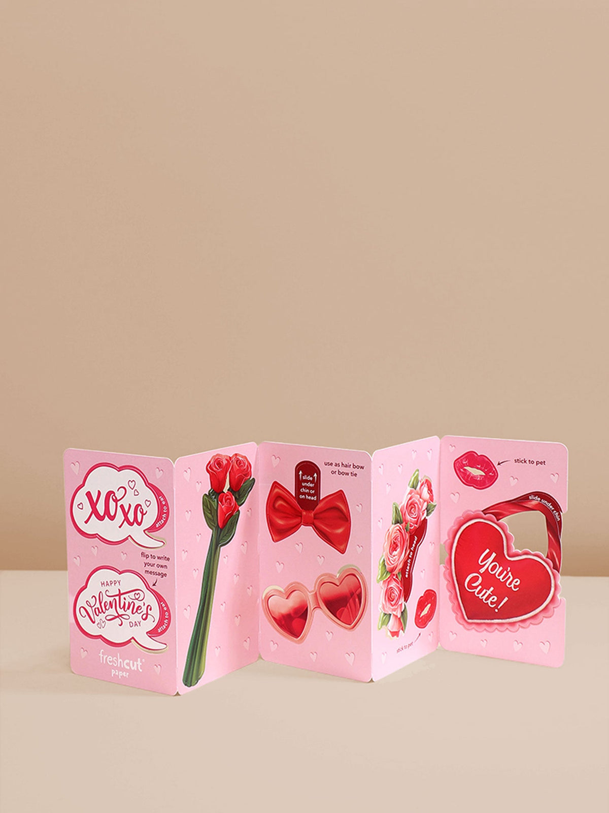 Valentine's Day Pop-Up Pet Accessories