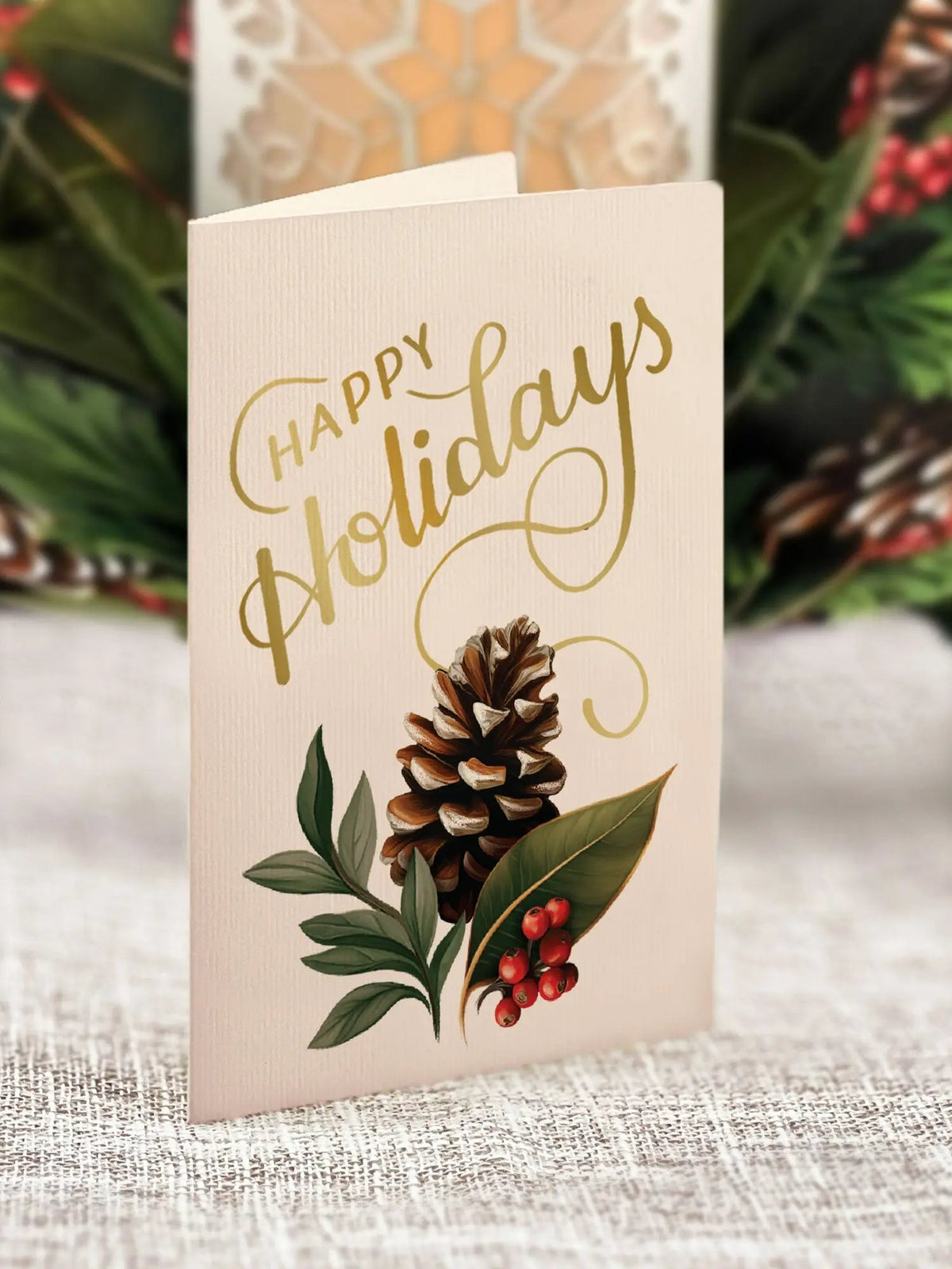 Glowing Holiday Candle