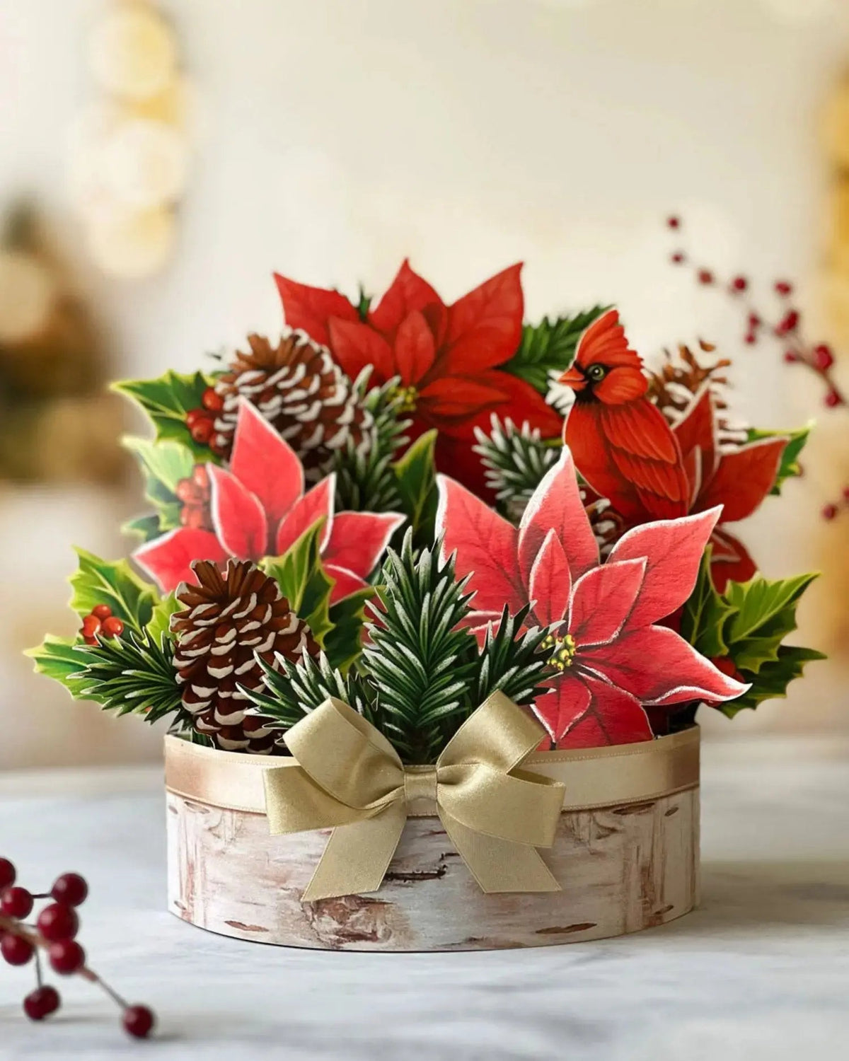 Birch Poinsettia