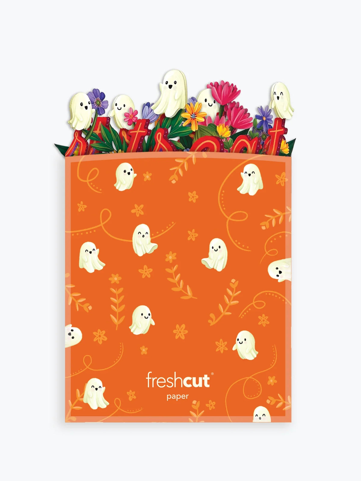 Ghostly Greetings Accordion Card