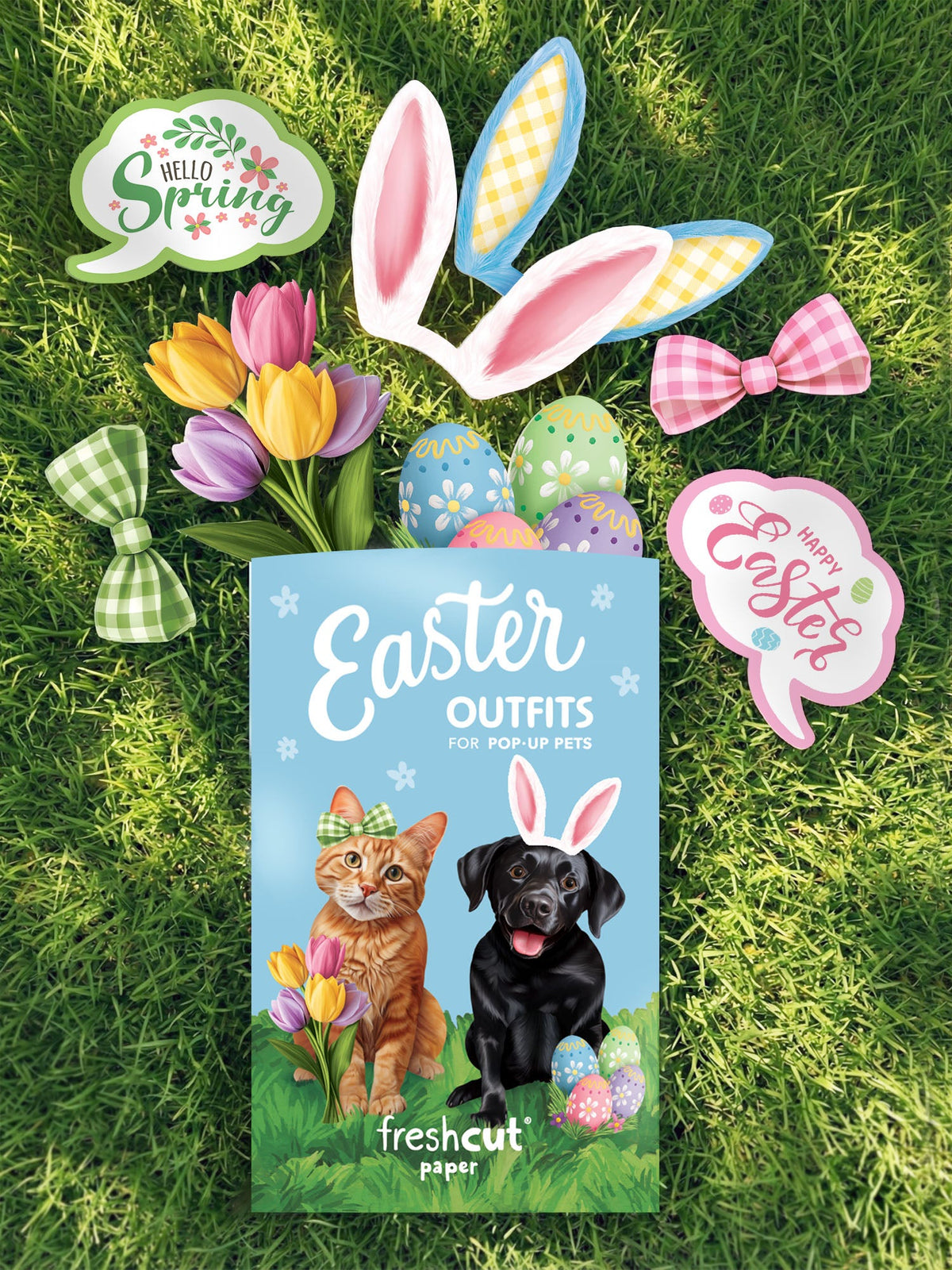 Pop-Up Easter Cat