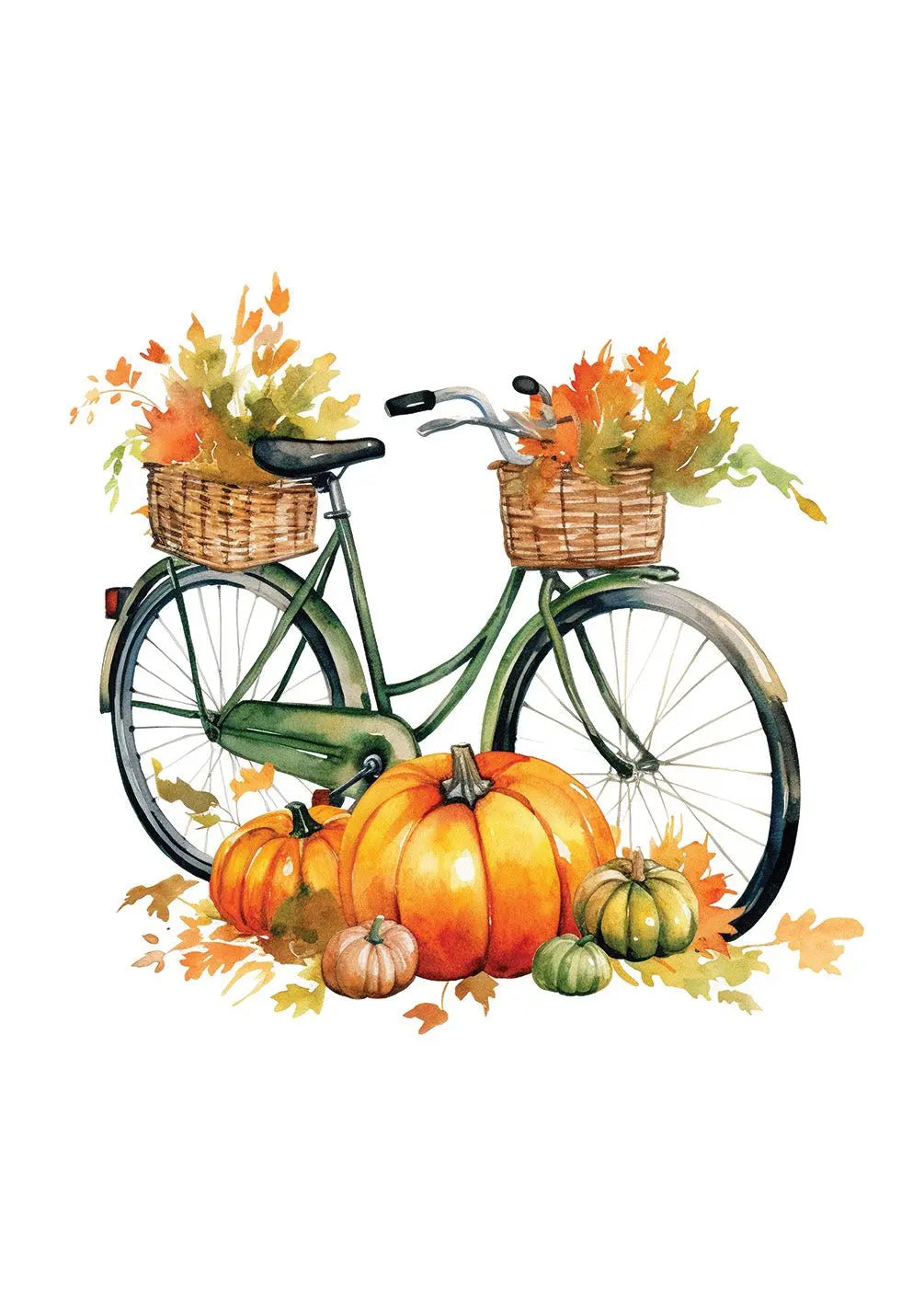 Autumn Bike Card