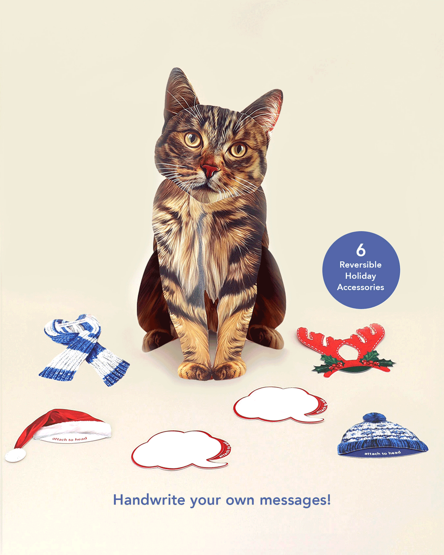 Holiday Brown Tabby Cat