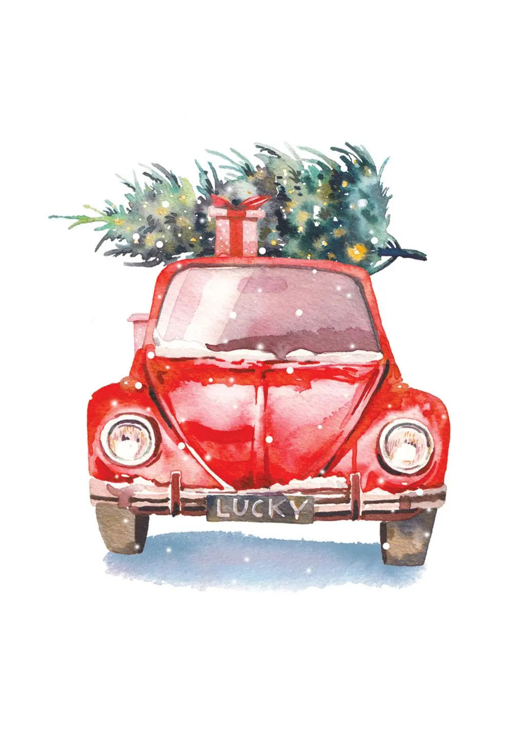 Christmas Truck Card