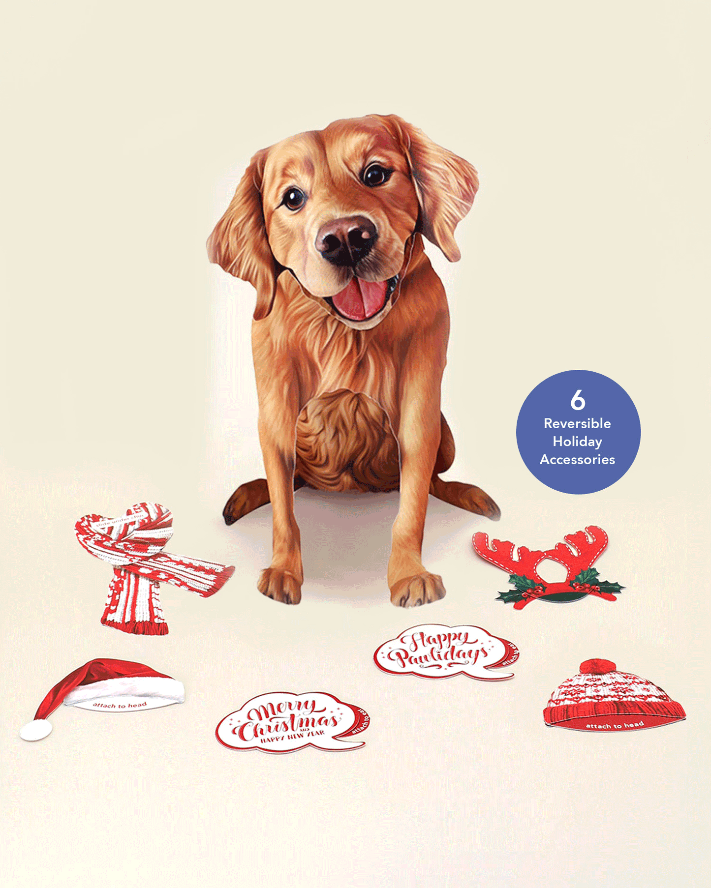 Holiday Golden Retriever