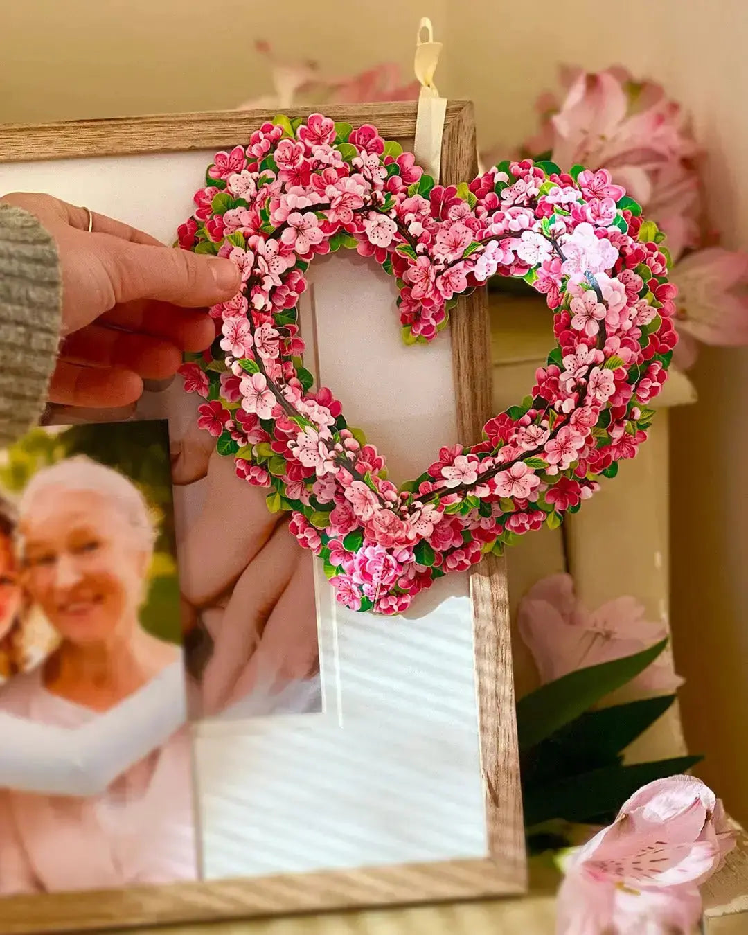 Mini Cherry Blossom Heart